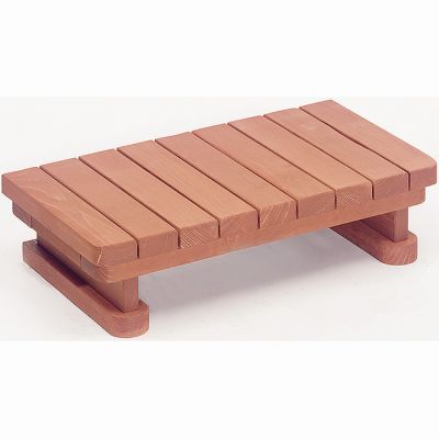 33" wide 1 tier Redwood Spa Step
