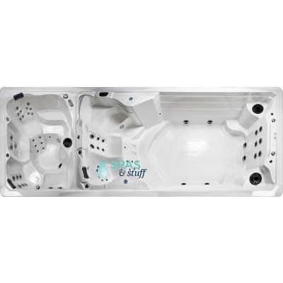 Dual Zone Swim Spa & Hot Tub Combo - 19 Foot