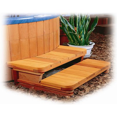 34" wide 1, 2 or 3 tier Curved Step for Round Spas
