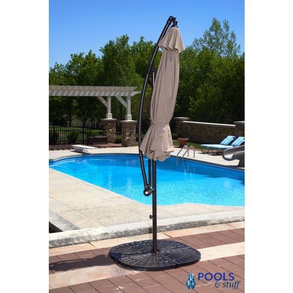 Santorini Cantilever Umbrella - Closed