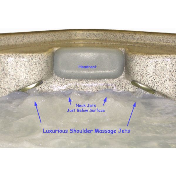 Dual Seats with Neck & Shoulder Jets
