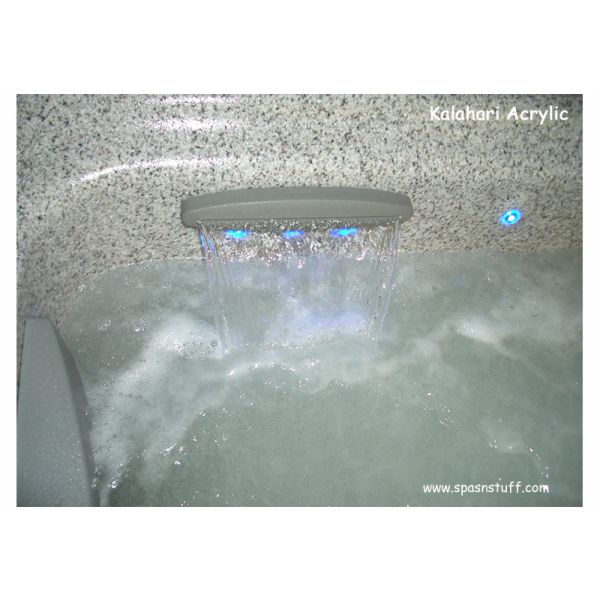 LED lit Waterfall is Standard