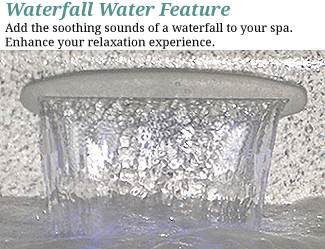 hot tub waterfall