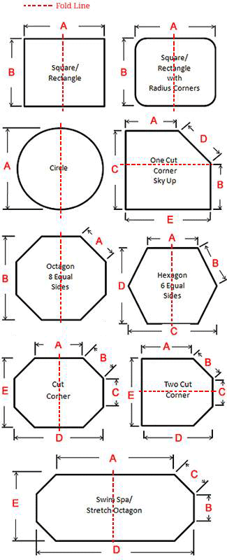 Spa Cover Shapes