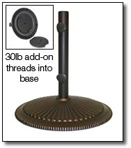80 lb Classic Cast Iron Umbrella Base